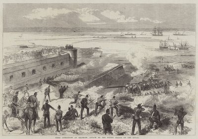 チャタムでの攻城作戦、レダンの空飛ぶ橋による攻撃 作： Sir John Charles Robinson